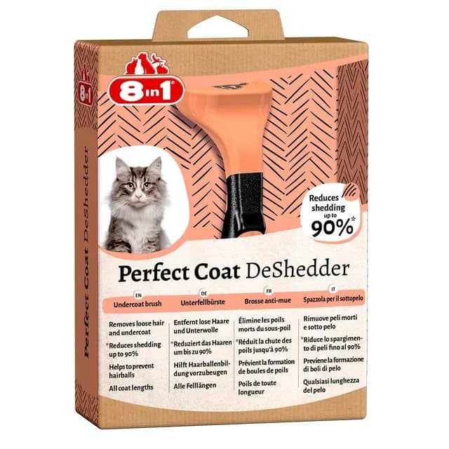 8in1 Perfect Coat DeShedder Cat